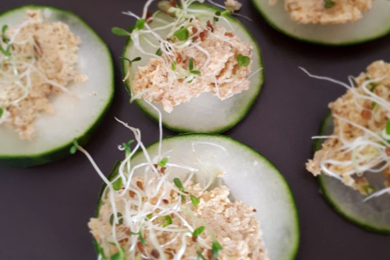 aperitif de houmous germe