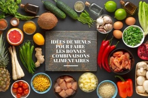 menu association alimentaire